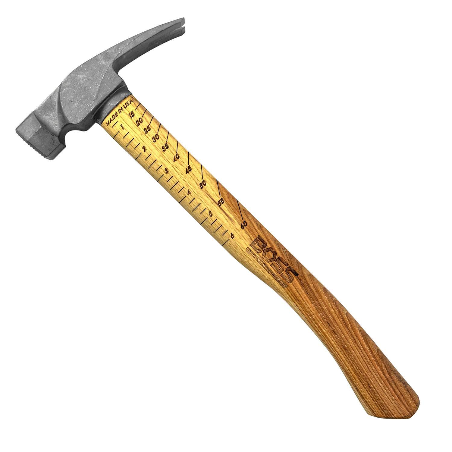 16 oz. Titanium Hammer | Hickory Handle – Boss Hammer Co.