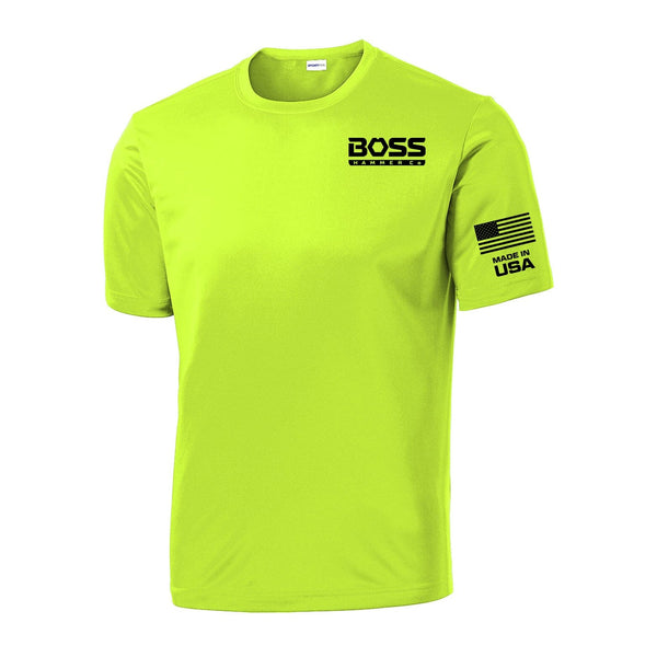 Hi-Viz Yellow Tee Tee Shirt Boss Hammer Co. 