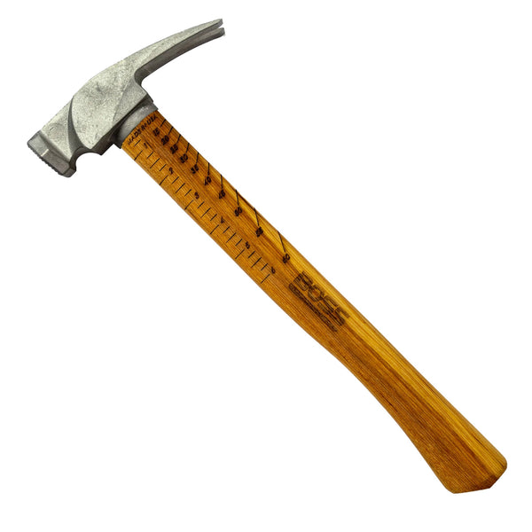 NEW 14 oz. Titanium Hammer | Hickory Handle Titanium Boss Hammer Co. Smooth Straight 